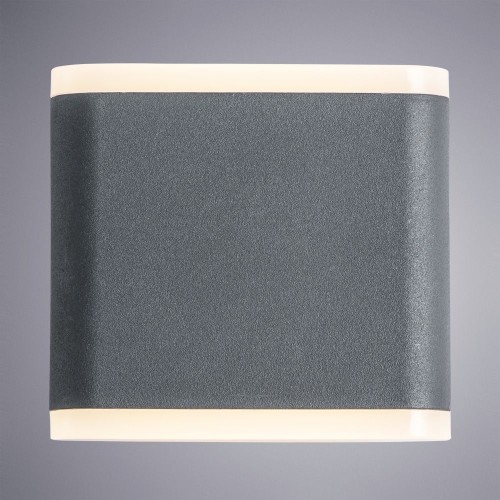 Уличный настенный светодиодный светильник Arte Lamp A8153AL-2GY