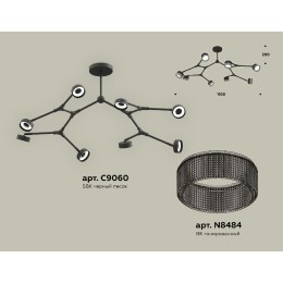 Люстра на штанге Ambrella Light Traditional (C9060, N8484) XB9060203