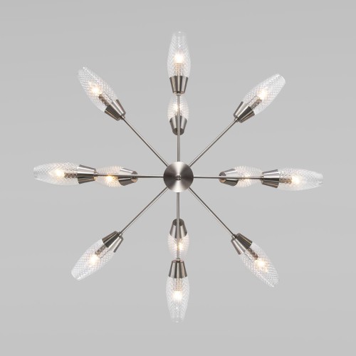 Потолочная люстра Eurosvet Thalia 60140/12 сатин-никель