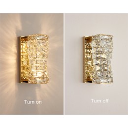 Настенный светильник DeLight Collection Glissando 6005W/S gold/clear