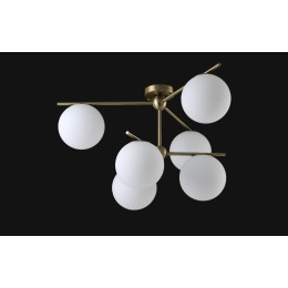 Потолочная люстра Crystal Lux FELIZ SP-PL6 BRONZE/WHITE