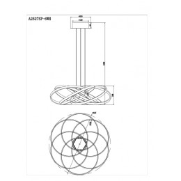 Подвесной светодиодный светильник Arte Lamp Presto A2527SP-6WH