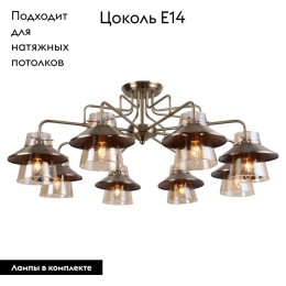 Потолочная люстра Lussole Lgo Cochise GRLSP-8079