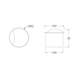 Встраиваемый светодиодный светильник Maytoni Biscotti O035-L3W3K