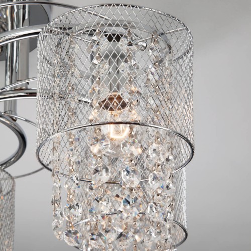 Потолочная люстра Eurosvet Bonnie 30137/5 хром