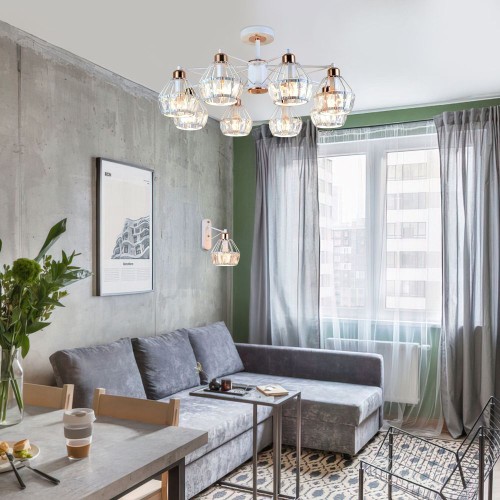 Потолочная люстра Eurosvet Lord 70075/8 белый