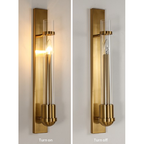 Настенный светильник Delight Collection Wall lamp 88042W brass