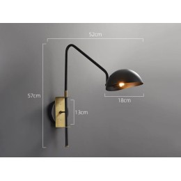 Бра DeLight Collection Wall lamp MT9049-1WB black/bronze