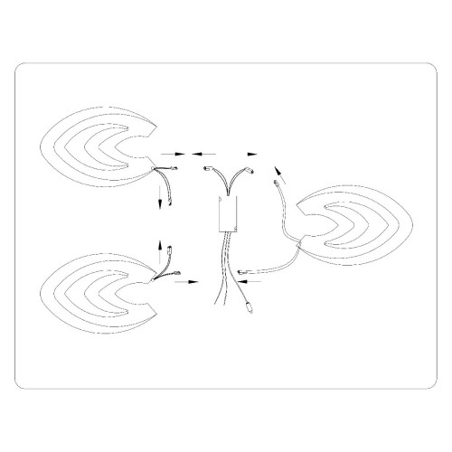 Потолочная люстра Ambrella Light Acrylica Original FA4545