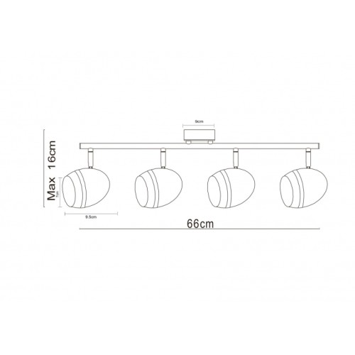 Светодиодный спот Arte Lamp A6701PL-4CC