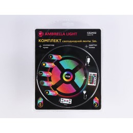 Светодиодная лента Ambrella Light LED Strip 12В 5050 14,4Вт/м RGB 5м IP20 GS2402