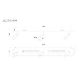 Спот Arte Lamp Pisces A2220PL-3GO