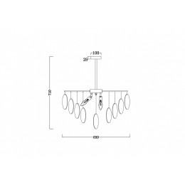 Люстра на штанге Freya Porto FR5104PL-06BS