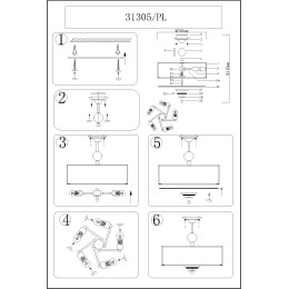 Потолочный светильник Newport 31305/PL М0057112