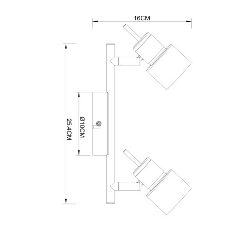 Спот Arte Lamp ALMACH A1906PL-2WH
