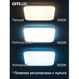 Потолочная люстра Citilux Симпла CL714K900G