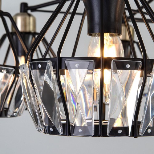 Потолочная люстра Eurosvet Lord 70075/8 черный