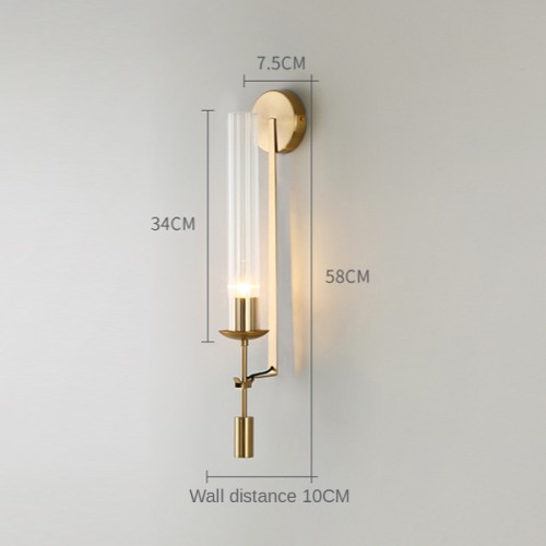 Бра Delight Collection Wall lamp 88043W brass