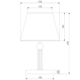Настольная лампа Eurosvet Conso 01145/1 хром a061957