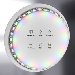 Светодиодная лента Maytoni Led Strip 24В 5050 21Вт/м RGB 5м IP20 Black 20038