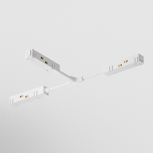 T-образный коннектор питания для магнитного шинопровода Maytoni Technical Magnetic track system Gravity TRA004CWT-22W