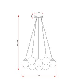 Подвесной светильник Freya Fiesta FR5231PL-13CH