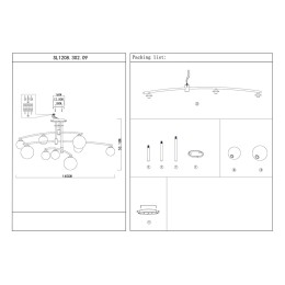 Потолочная люстра ST LUCE SEMBRARE SL1208.302.09