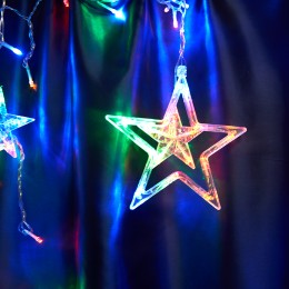 Светодиодная гирлянда бахрома Звезды Feron CL29 48615