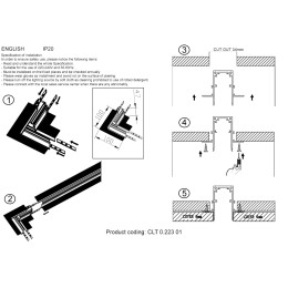 Соединитель угловой Crystal  Lux CLT 0.223 01 WH