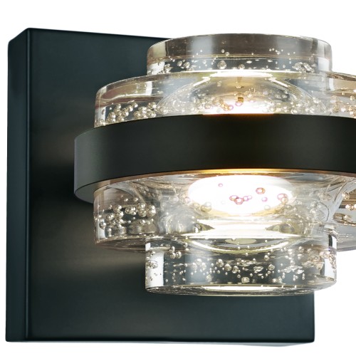 Бра Delight Collection MD22030002 MB22030002-1A black/clear