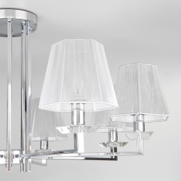 Потолочная люстра Eurosvet Alegria 60125/8 хром Smart (60114/8)