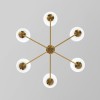 Люстра на штанге Eurosvet Loona 60161/6 латунь a065611