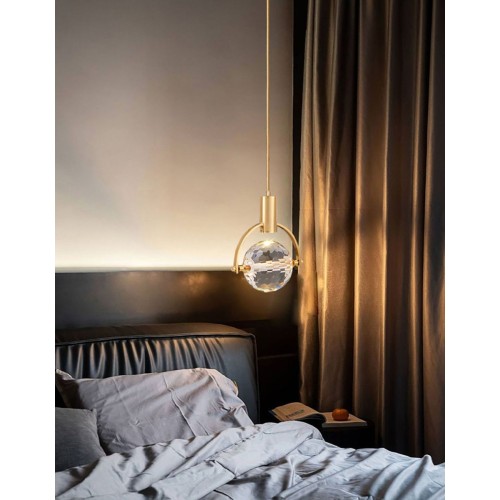 Подвесной светильник DeLight Collection 2121P/A brass/clear