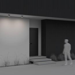 Уличный потолочный светильник Maytoni Zon IP O430CL-L15B4K