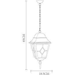 Уличный подвесной светильник Arte Lamp Berlin A1015SO-1BN