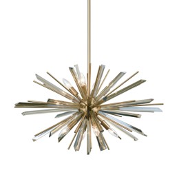 Люстра на штанге Delight Collection P68112-8AB antique brass