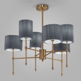 Люстра на штанге Eurosvet Notturno 60162/6 латунь Smart a065665