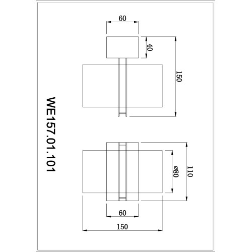 Бра Wertmark Paula WE157.01.101