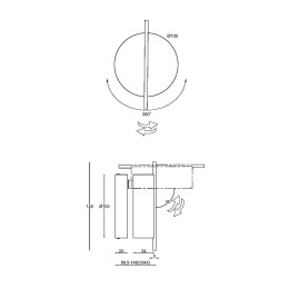 Настенный светильник Maytoni Nuance MOD180WL-L4W3K
