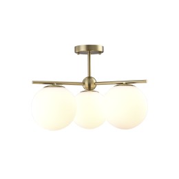 Люстра на штанге Crystal Lux FELIZ SP-PL3 BRONZE/WHITE