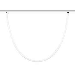 Трековый магнитный светильник Arlight MAG-ORIENT-TUBE-ELASTIC-2620-R30-L2500-35W Day4000 (BK, 360 deg, 48V) 041648