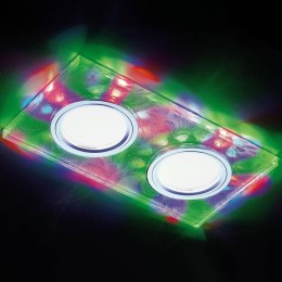 Встраиваемый светодиодный светильник Ambrella Light Led S234/2 W/CH/M