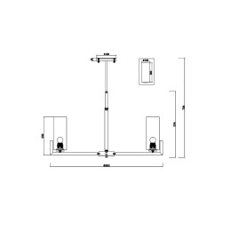 Люстра на штанге Maytoni Fortano MOD089PL-10BS