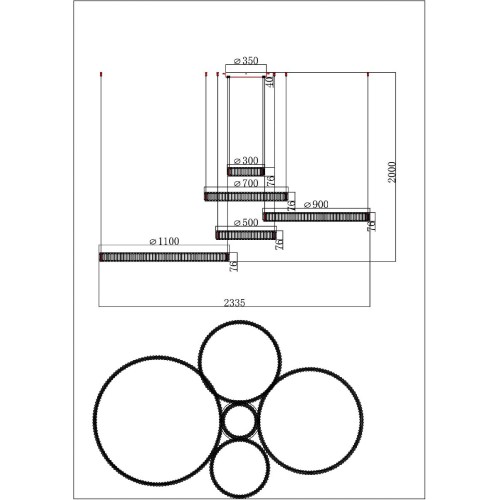 Подвесной светодиодный светильник Divinare Renata 1135/17 SP-195