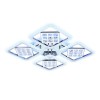 Потолочная светодиодная люстра Ambrella Light Acrylica Ice FA288