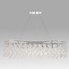 Подвесная люстра Crystal Lux ABRIL SP12 L1200