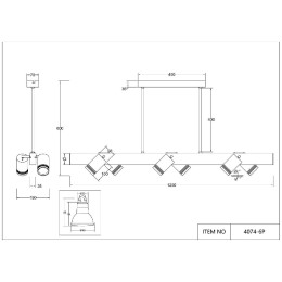 Подвесная люстра Favourite Six 4074-6P