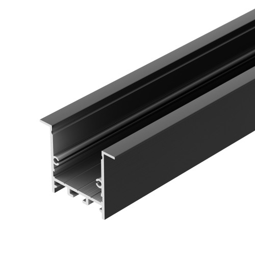 Алюминиевый профиль Arlight SL-LINIA49S-F-2000 ANOD BLACK 039389