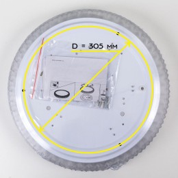 Потолочный светодиодный светильник Citilux Кристалино Слим CL715R360