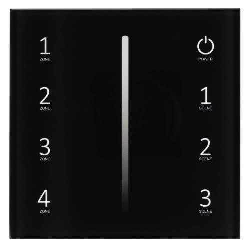 Панель Arlight Smart-P34-Dim-IN Black (230V, 0-10V, Sens, 2.4G) 028112